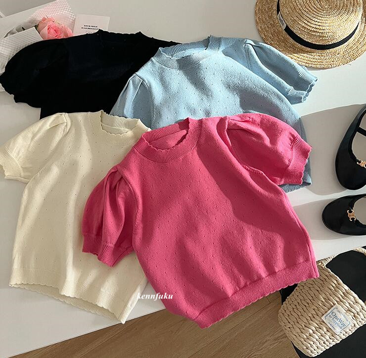 2024新品★子供服　ニットトップス★90-150cm★4色