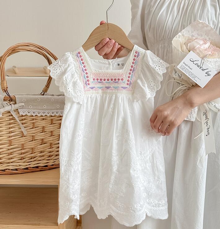 2024年新品★子供服 　ワンピース★90-140cm★