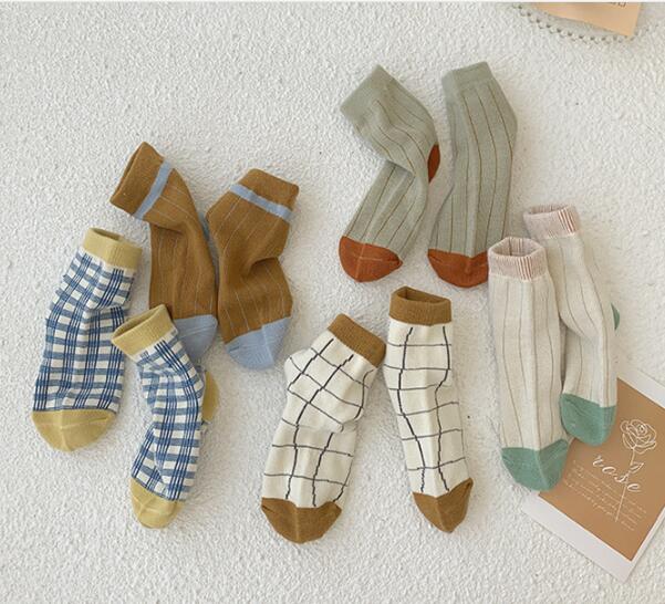2024★春秋新作★キッズ靴下★ソックス★1セット=5点★S-L