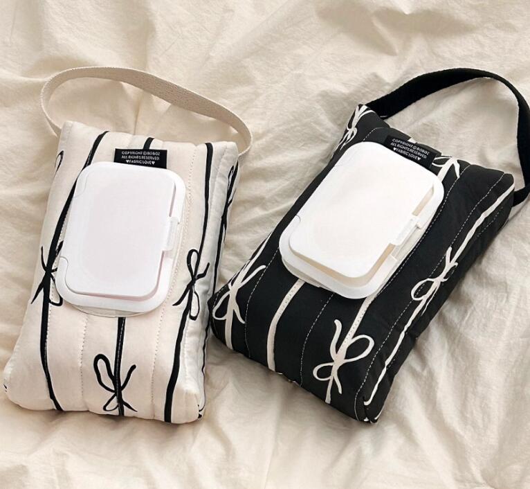 ★超人気★収納袋★ティッシュ収納　掛け袋★2色