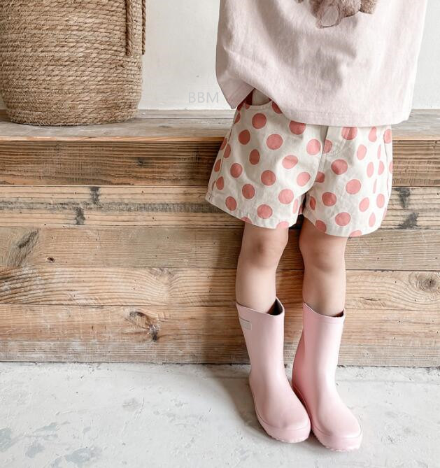 2024★春夏新作★韓国風子供服★ズボン★水玉★2色80-130CM