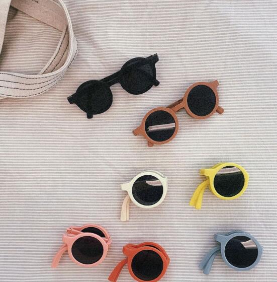 メガネ★子供用★サングラス★子供向けメガネ★男女兼用★折り畳み可能★6色