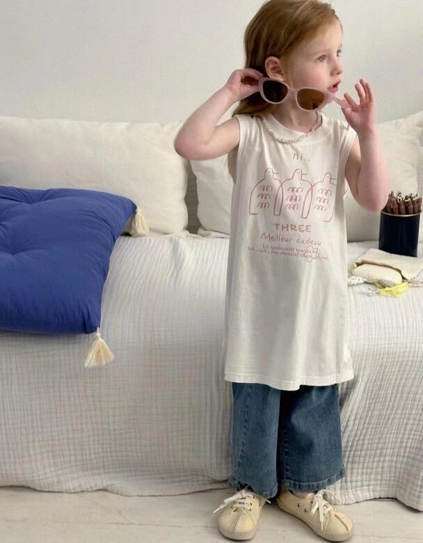 2024年新品★子供服　ワンピース　トップス★90-140cm★