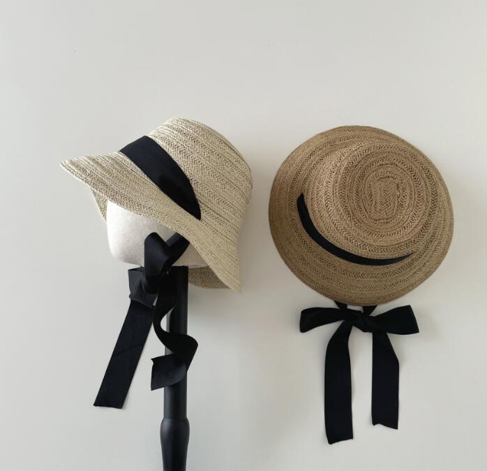 2024年夏新品★子供用★麦わら帽子　ハット★2色選べ