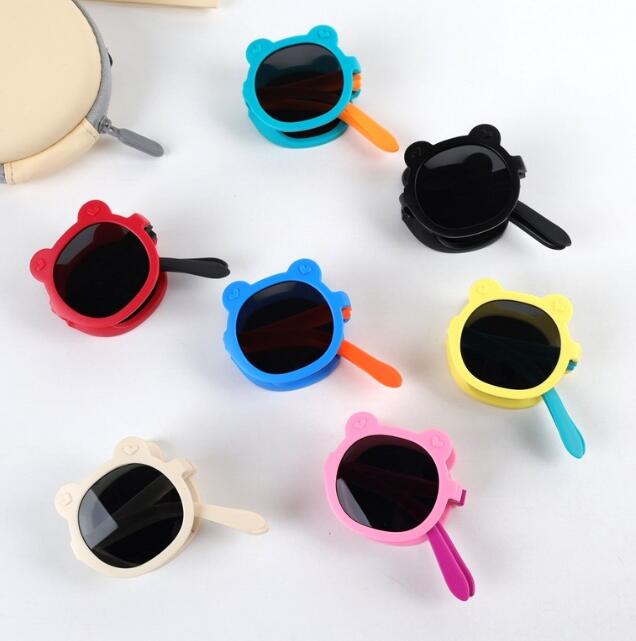 メガネ★子供用★サングラス★子供向けメガネ★男女兼用★撮影道具★折り畳み可能★7色