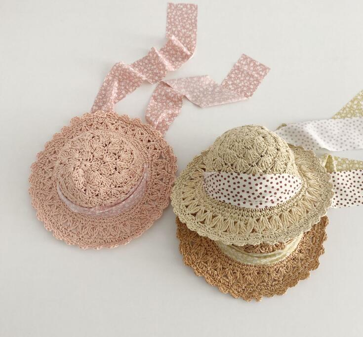 2024年夏新品★子供用★麦わら帽子　ハット★3色選べ