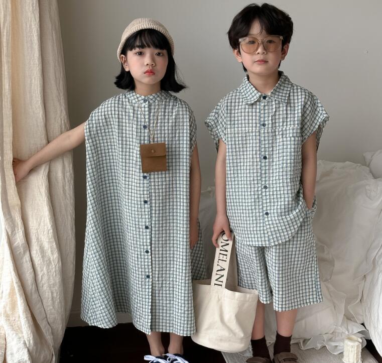 2024★夏新作★韓国風子供服★ワンピース★トップス+ズボン★2色90-150CM