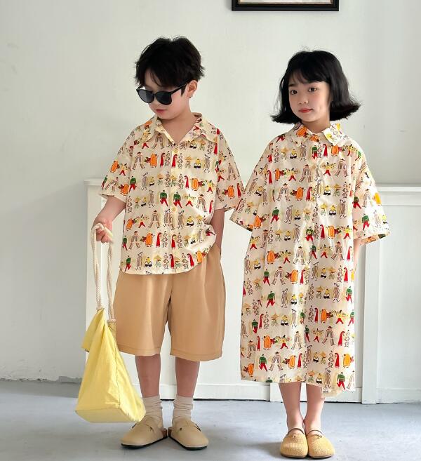 2024夏新品★子供服　男の子シャツ&ワンピース&ズボン★90-150cm★