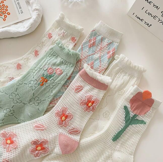 靴下★レディース★ソックス★大人用★女性用靴下★薄手★可愛い★多色