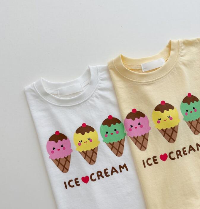 2024★夏新作★韓国風子供服★Tシャツ★2色80-130CM