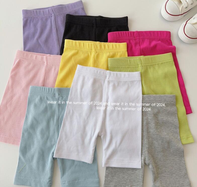 2024夏新品★子供服　5丈分ズボン★90-150cm★9色