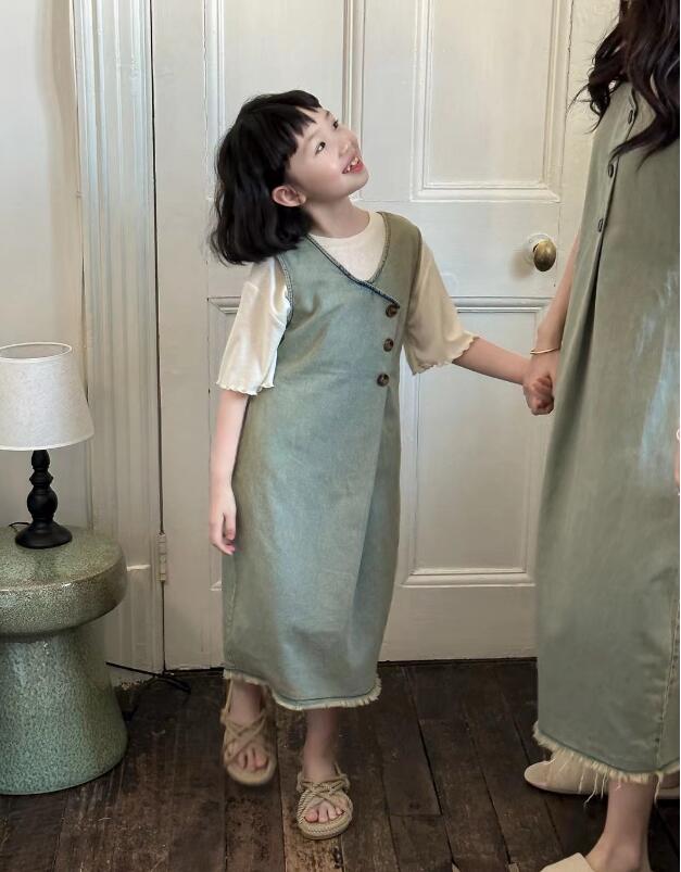 2024新品★子供服★トップス&デニムワンピース分けて販売★100-150cm★