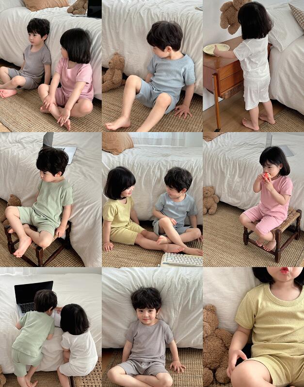 2024夏新★子供服　トップス+ズボン　部屋着★80-160cm★6色