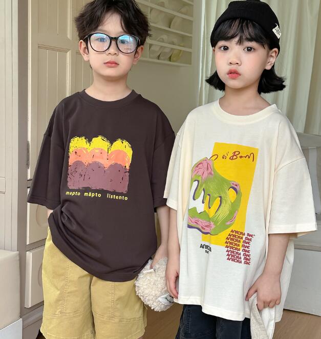 2024夏新品★子供服　トップス★90-150cm★2色