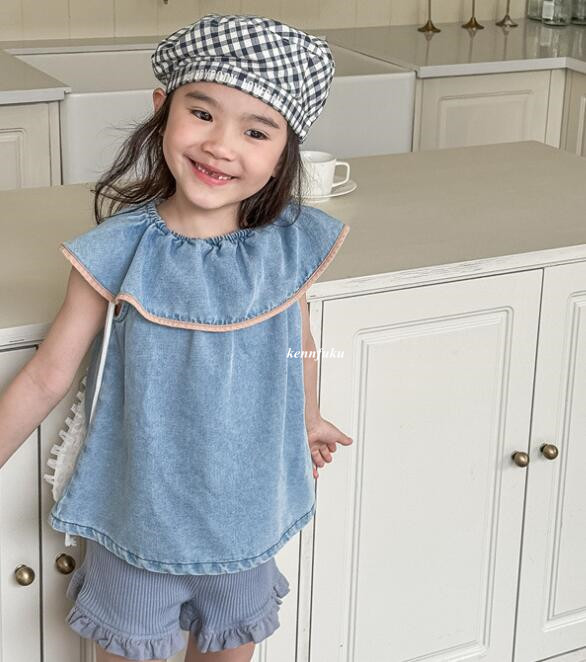 2024夏★子供服　デニムトップス　80-130cm★2色