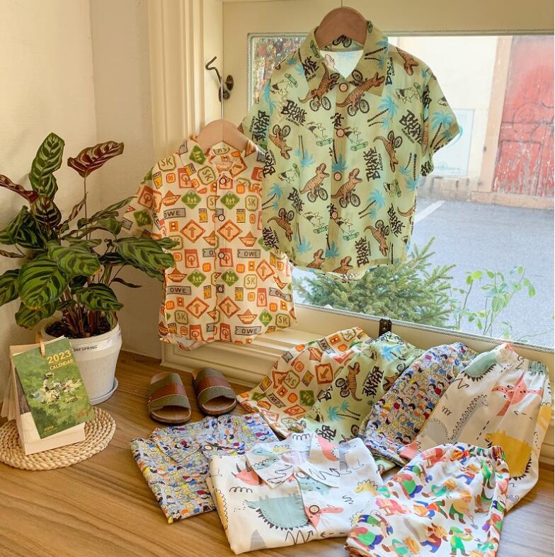 2024夏新★子供服　トップス+ズボン　セット★80-140cm★7種