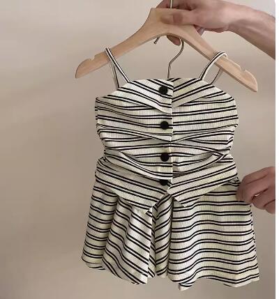 2024夏新品★子供服　トップス+ズボン　セット★90-140cm★