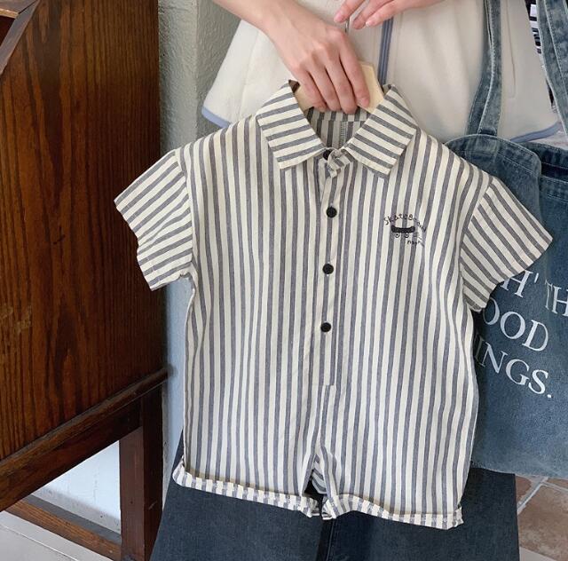 「2024」子供服★ロンパース★サロペット★韓国風子供服★ストライプ★80-130CM