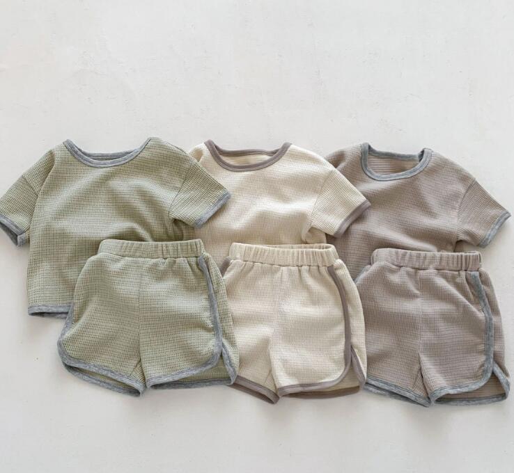 「2024」子供服★トップス+ズボン★セットアップ★ベビー★韓国風子供服★3色★66-100CM
