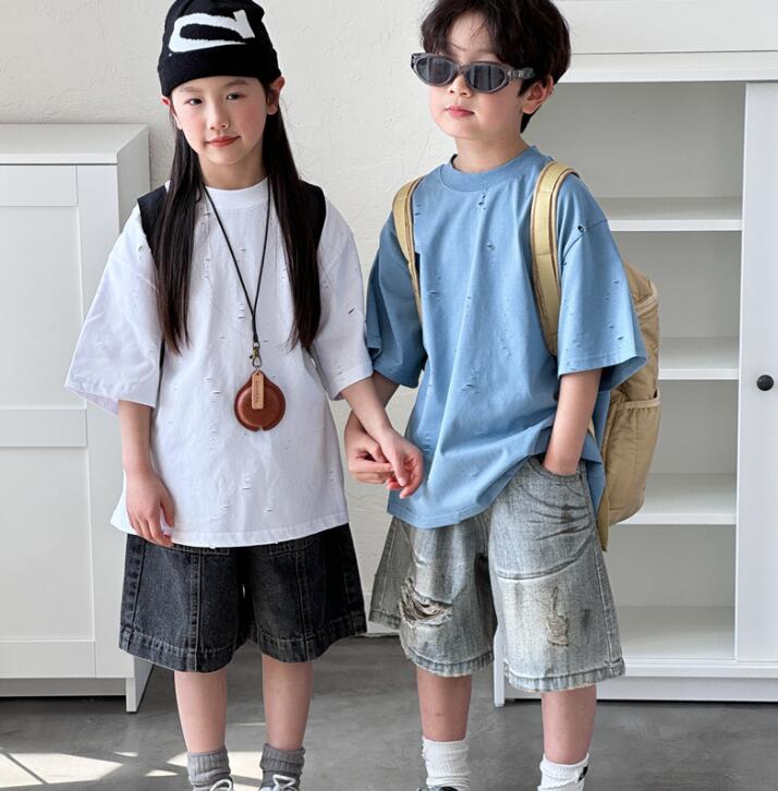 2024★夏新作★韓国風子供服★Tシャツ★2色90-140CM