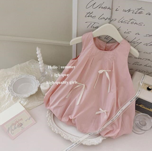 「2024」子供服★ワンピース★ノースリーブ★韓国風子供服★90-140CM