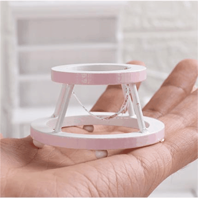 ミニチュア ドールハウス用家具 フィギュア ぬい撮 1:12dollhouse ドール撮影 ベビーウォーカー 歩行器