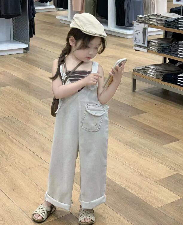 2024年夏★子供服　トップス&サロペット分けて販売★90-140cm★