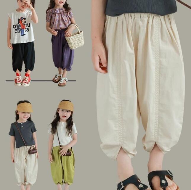 2024新品★子供服　ズボン★タグ7-15★4色