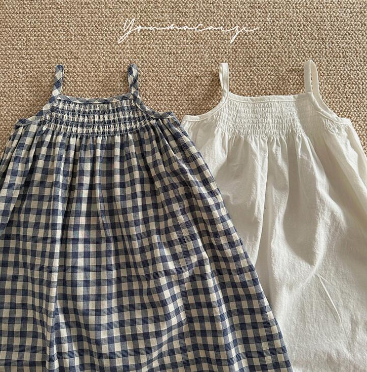 「2024」子供服★吊りワンピース★韓国風子供服★キッズ女の子★2色★80-130CM