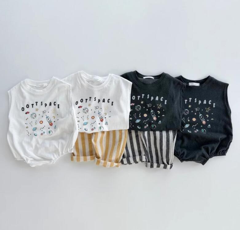 2024★夏新作★韓国風子供服★ロンパース★Tシャツ★66-100CM