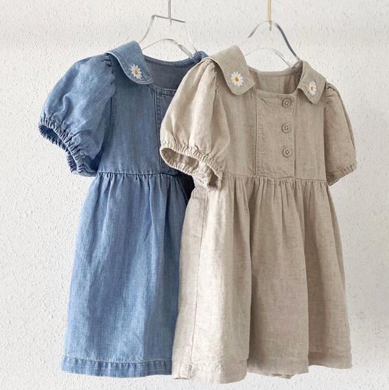 「2024」子供服★ワンピース★韓国子供服★キッズ女の子★半袖★2色★70-120CM