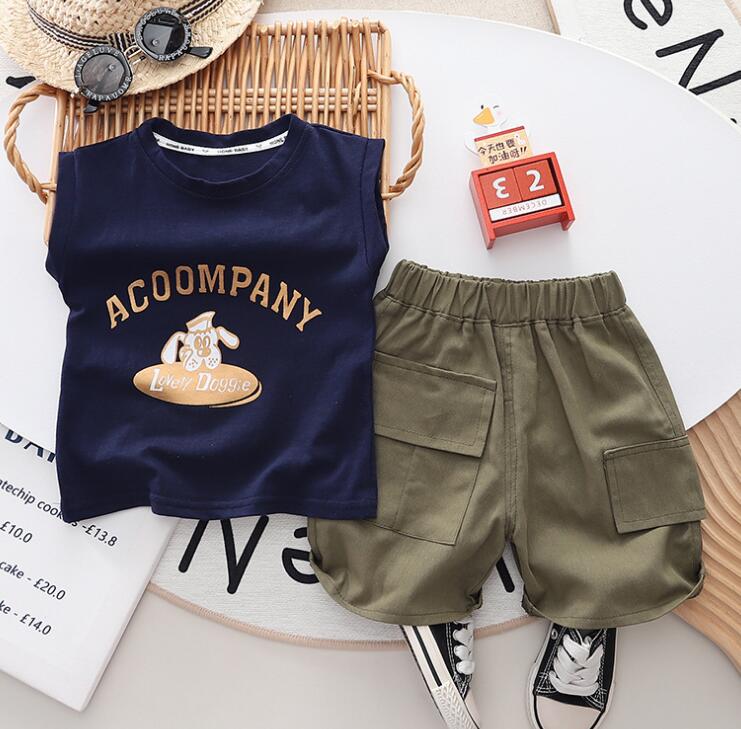 2024夏新作★子供服　トップス+ズボン　セット★80-120cm★