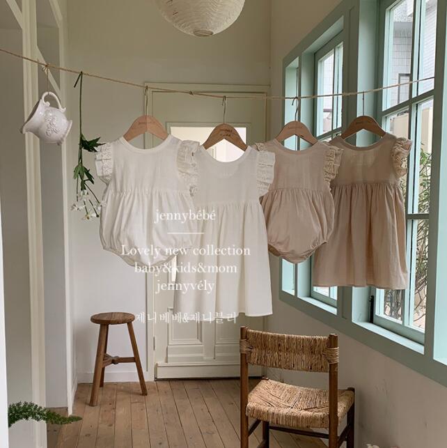 2024新品jen★ベビー服★ロンパース&ワンピース★66-90/90-130cm★2色