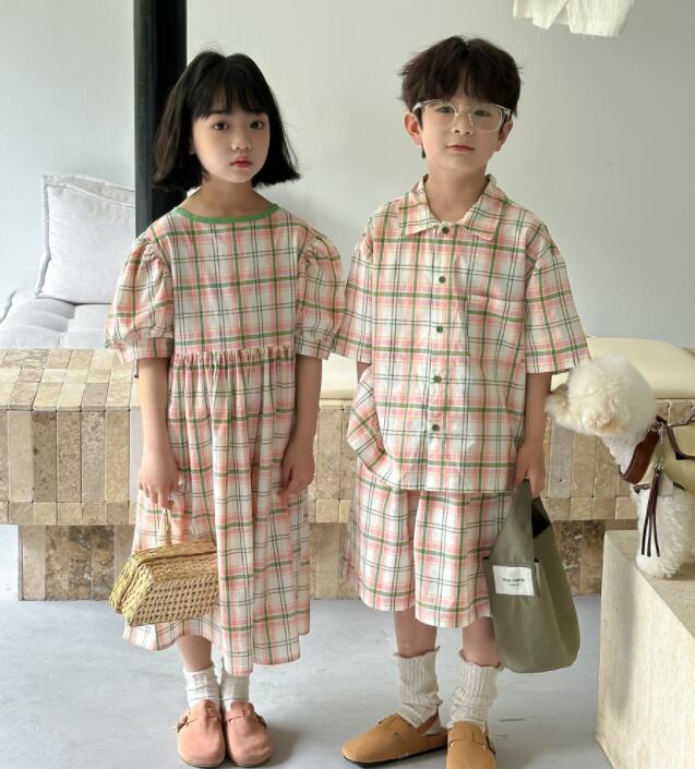 2024夏新品★子供服　男の子上下セット&ワンピース★90-150cm★