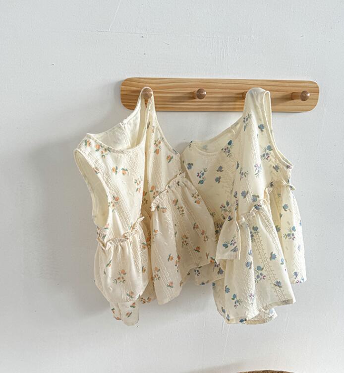 2024★夏新作★韓国風子供服★ワンピース★2色90-140CM