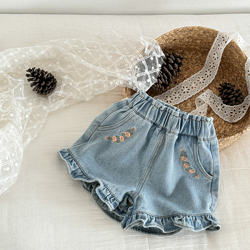 「2024」子供服★ボトムス★ジーンス★ショートパンツ★韓国風子供服★90-140CM