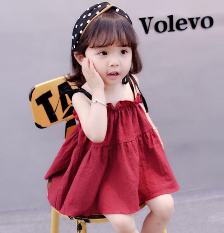 2024夏新★子供服　ワンピース★80-120cm★4色