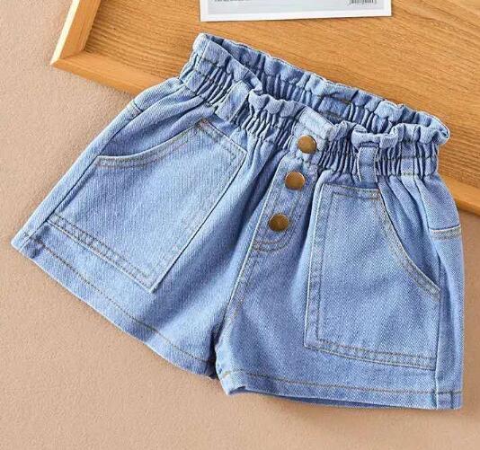 2024新作★デニムパンツ★ショートパンツ★子供ズボン★韓国風子供服★キッズパンツ★110-160CM