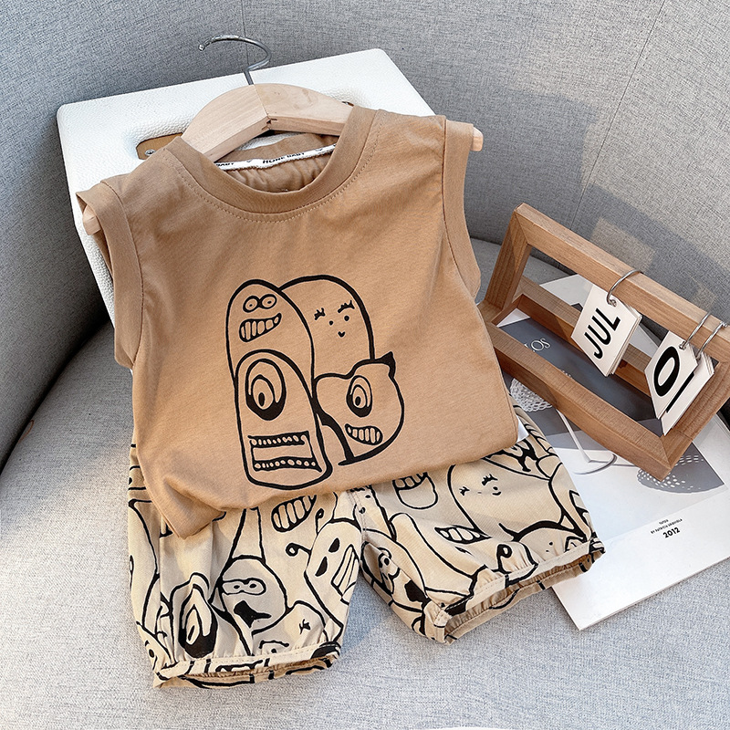 2024新品★子供服　セットアップ★80-120cm 2色