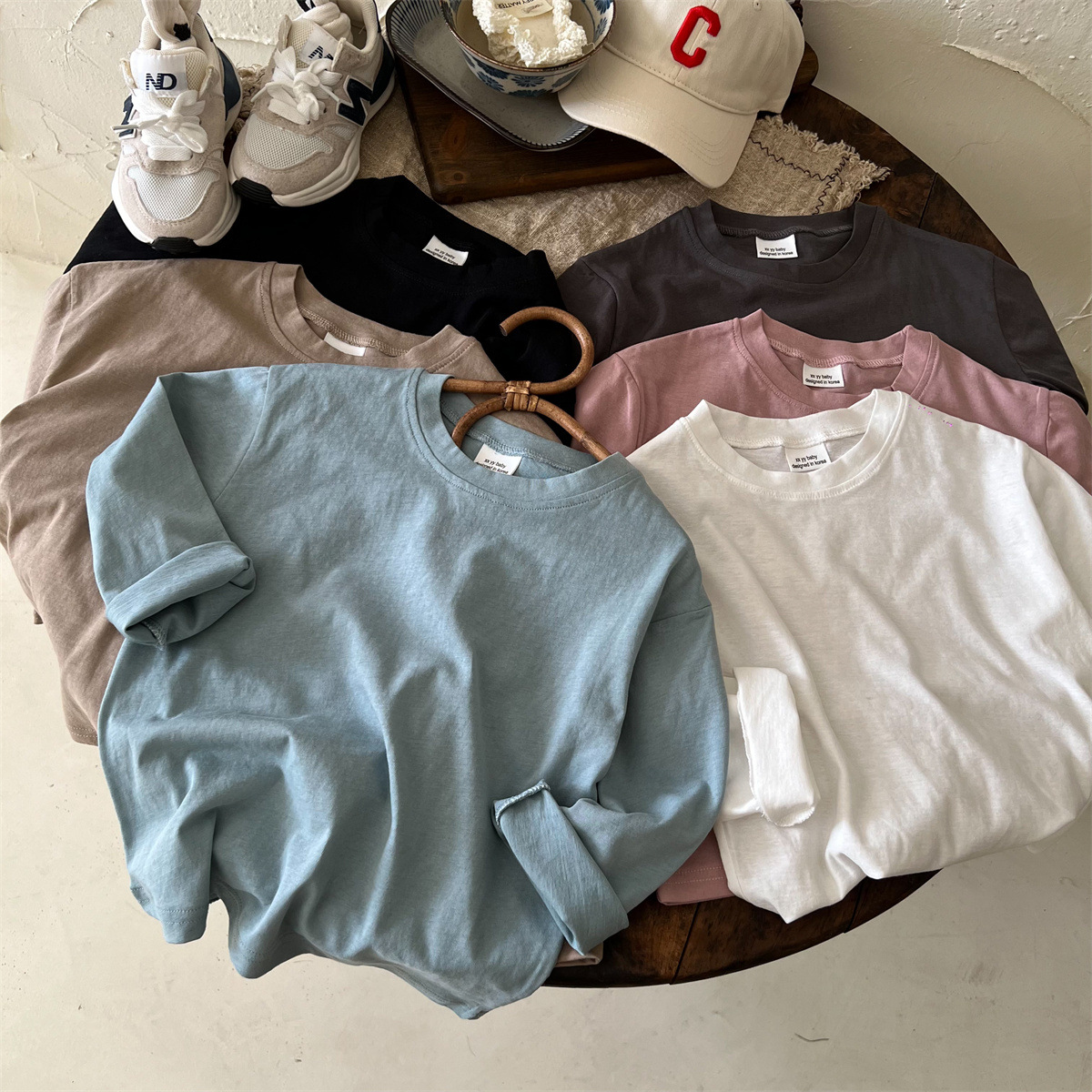 「2024」子供服★トップス★Tシャツ★長袖韓国風子供服★6色80cm〜140cm