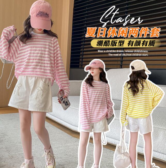 「2024」子供服★トップス★Tシャツ★韓国風子供服★長袖★2色120cm〜170cm