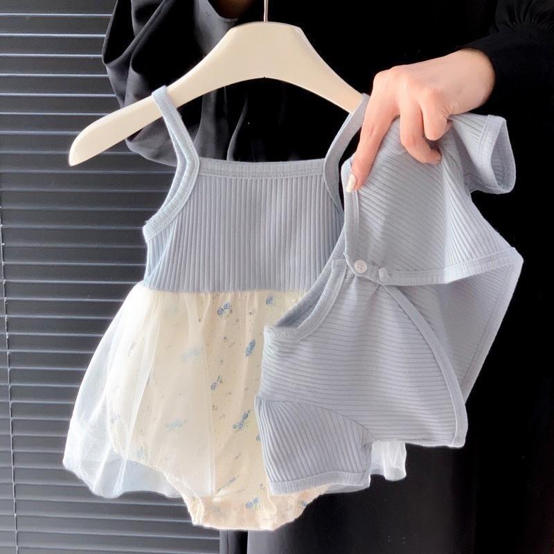 「2024」子供服★トップス+連体服★セットアップ★韓国風子供服★ベビー★2色66cm〜100cm