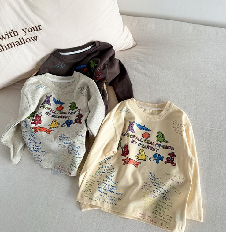 2024秋新品★子供服　トップス★90cm〜140cm 3色