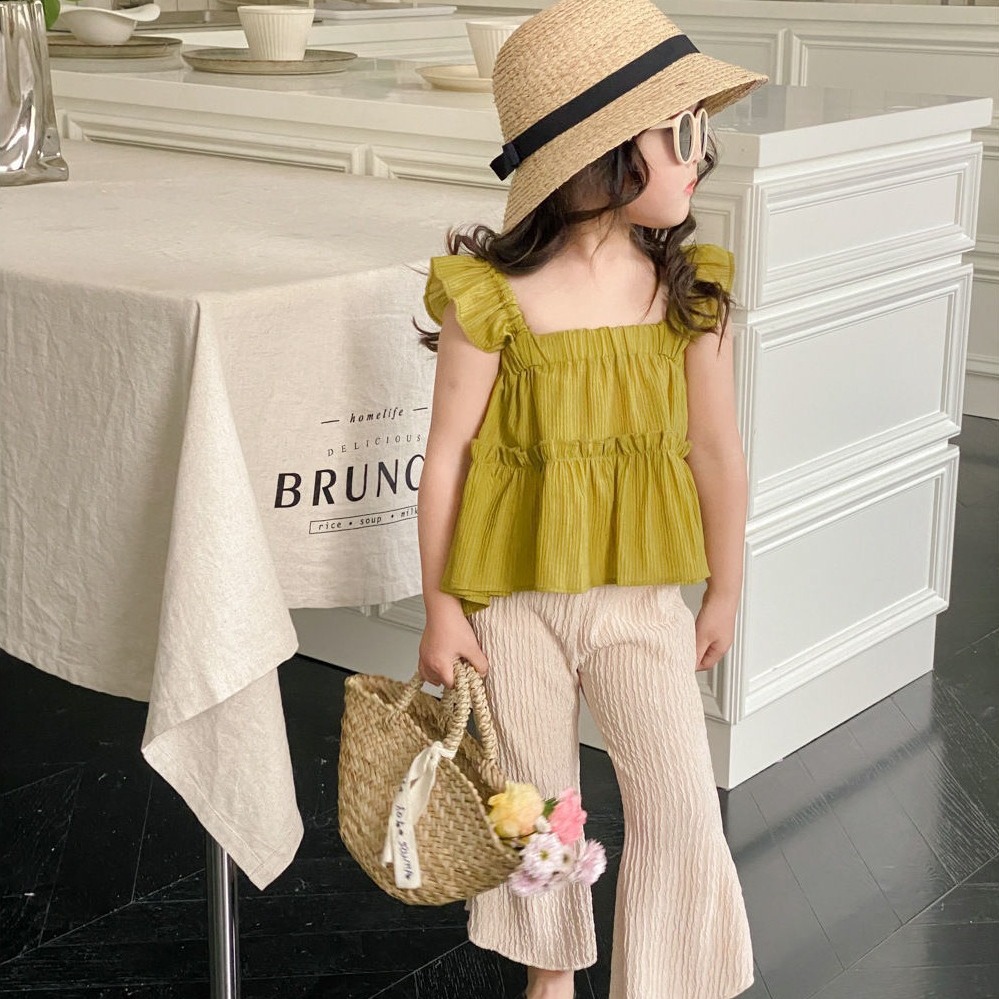 「2024」子供服★トップス+ショートパンツ★セットアップ★韓国風子供服★90cm〜130cm