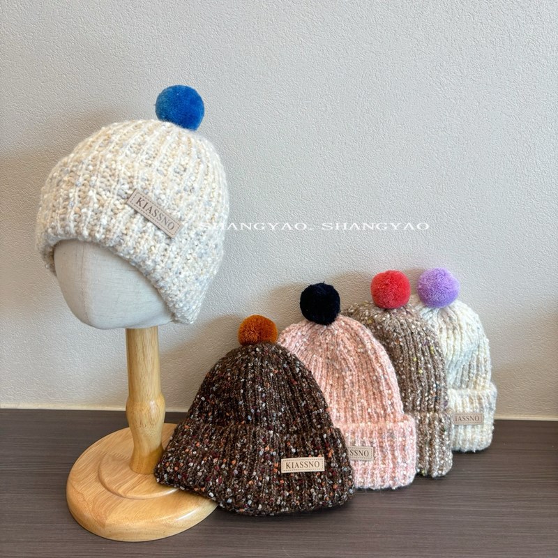 「2024」子供用★帽子★ニット帽子★キッズ★暖かい★5色