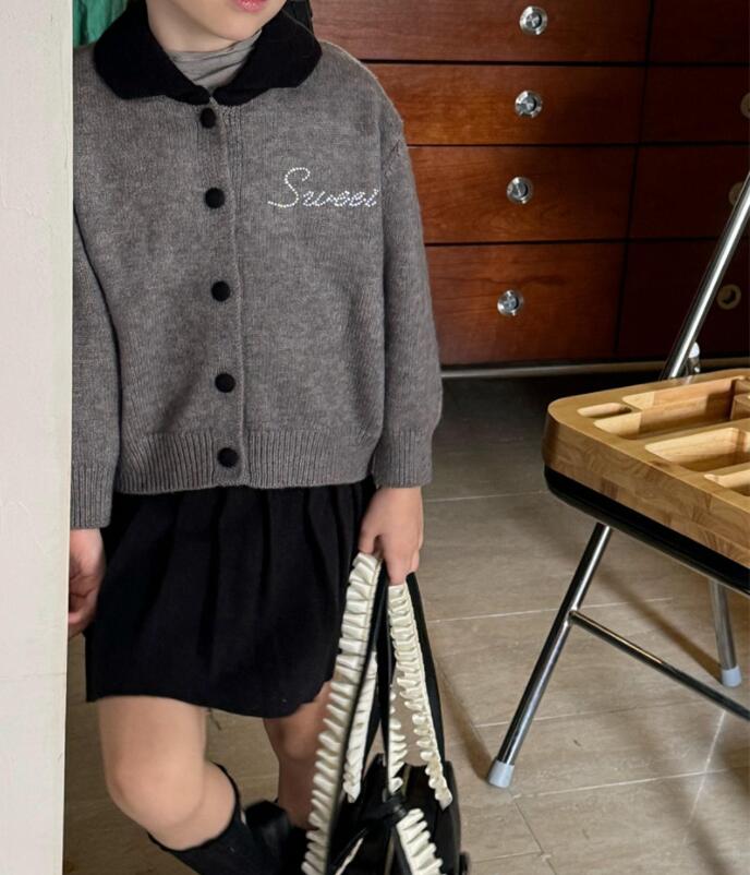 2024秋新CL★子供服　カーディガン&スカート分けて販売★90-140cm★