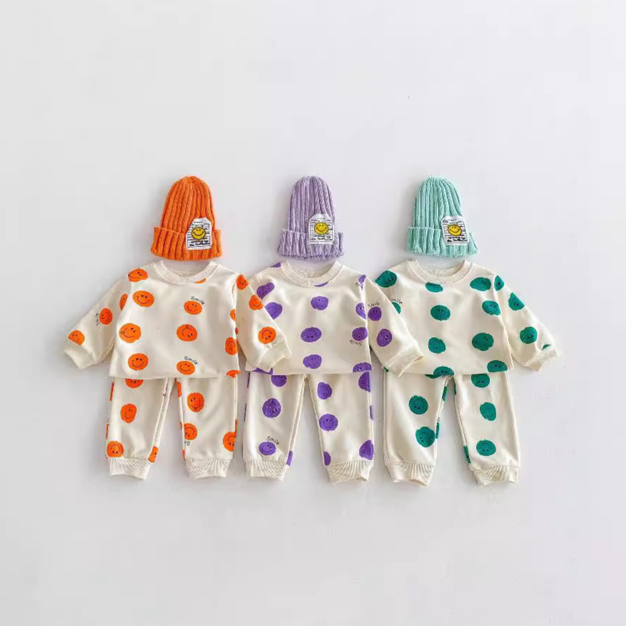 「2024」子供服★トップス+ズボン★セットアップ★韓国風子供服★3色73cm〜110cm