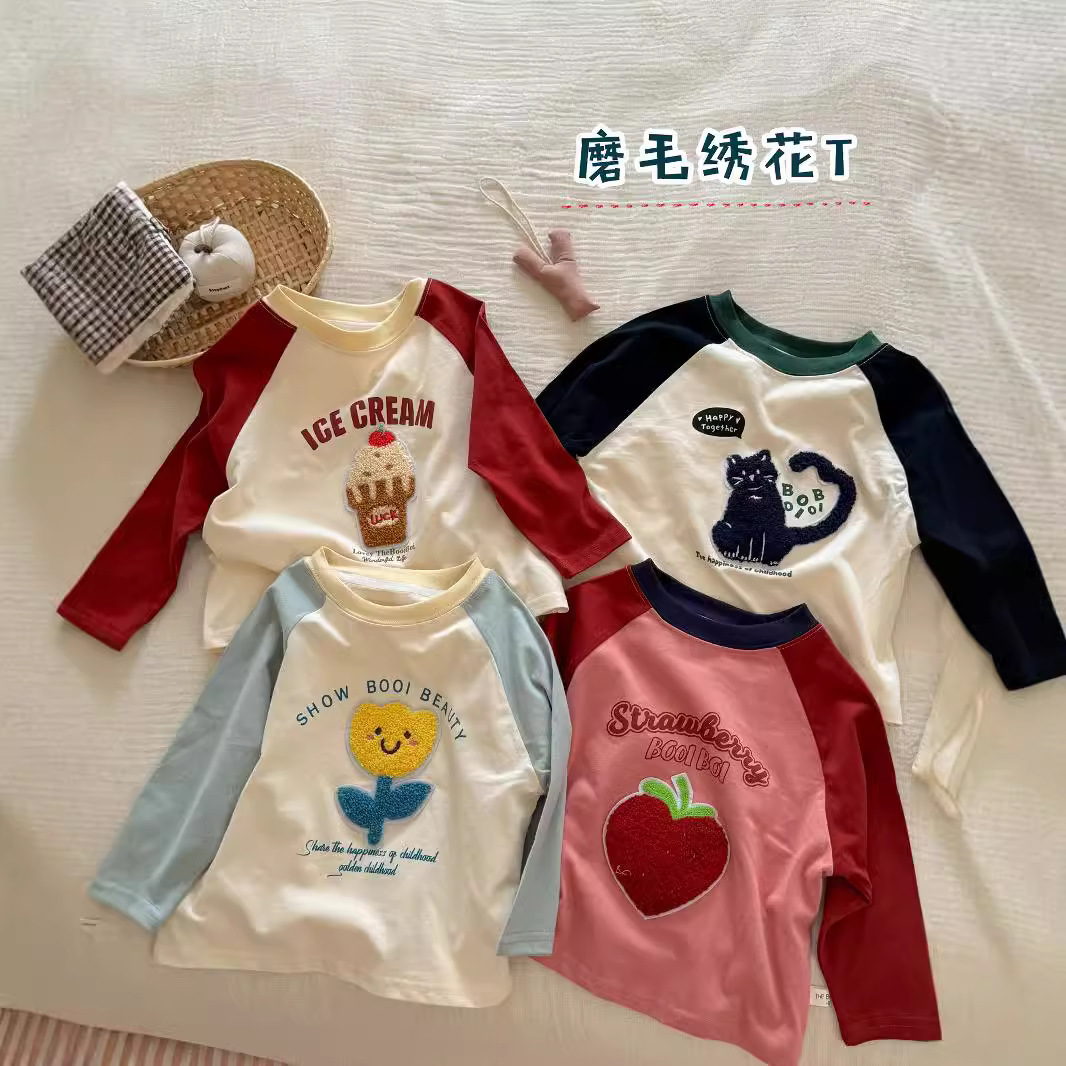 「2024」子供服★トップス★Tシャツ★韓国風子供服★4色90cm〜140cm