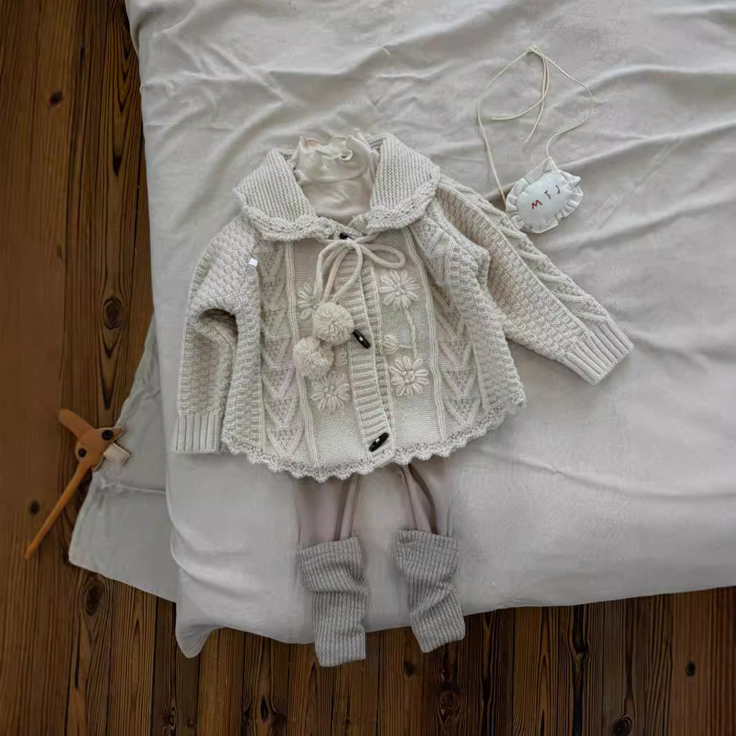 「2024」子供服★インナーシャツ★セーター★レギンス★韓国風子供服★3色90cm〜140cm