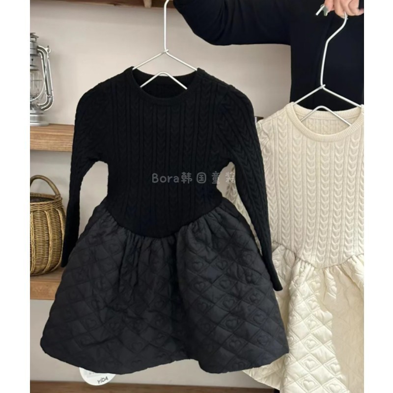 2024秋新品★子供服　ワンピース★90cm〜160cm 2色